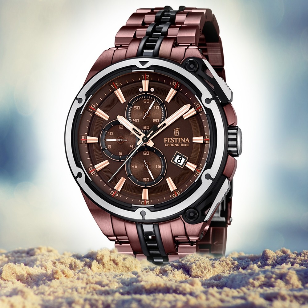 FESTINA Herrenuhr Chrono Bike 2015 Chronograph Quarz