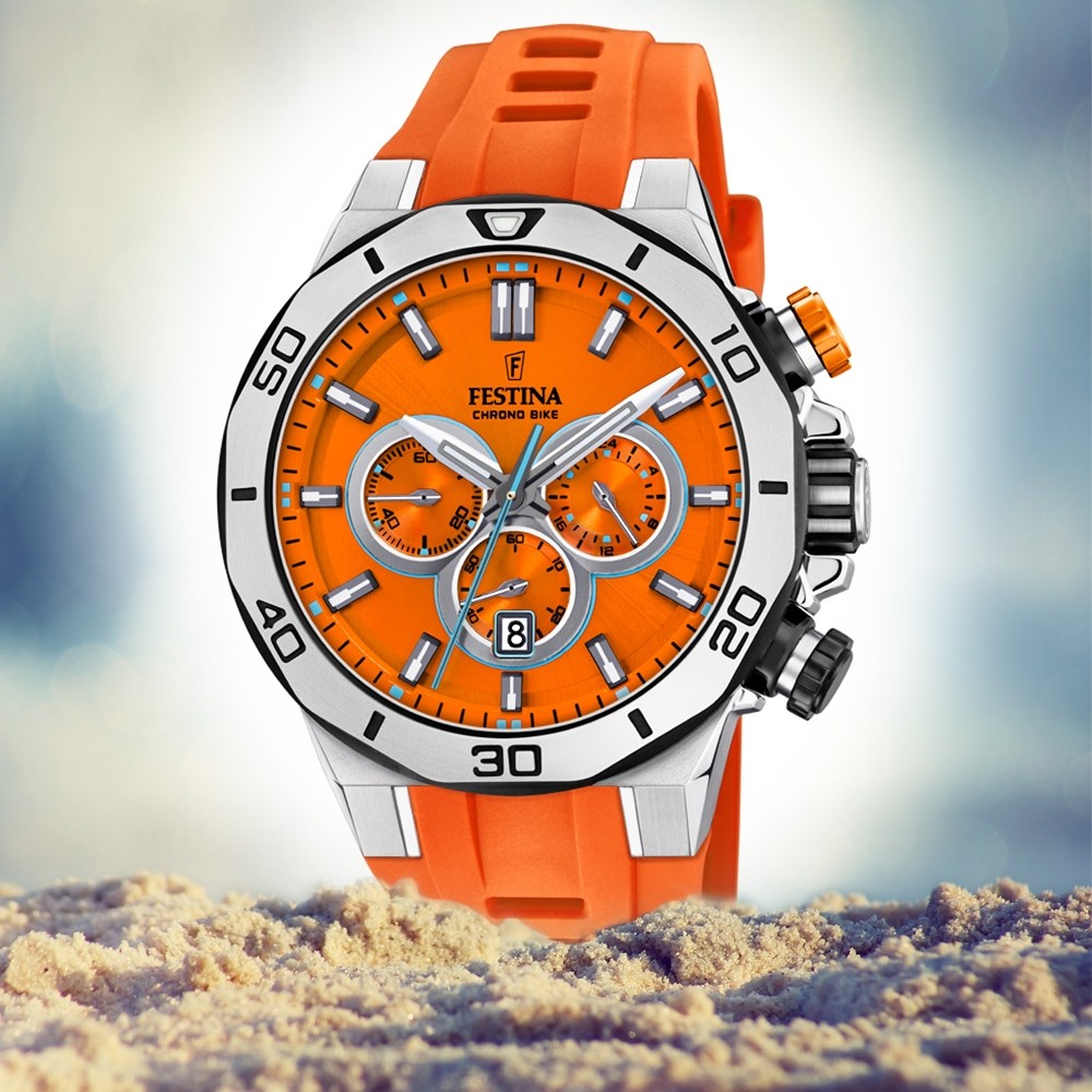 Festina chrono bike orange top