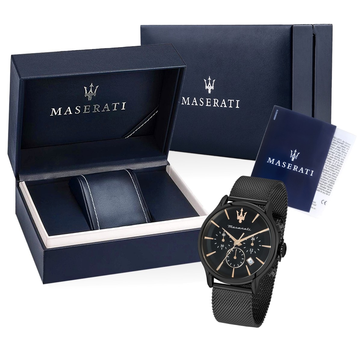 Maserati Herren Armbanduhr EPOCA Chrono Edelstahl UMAR8873618013