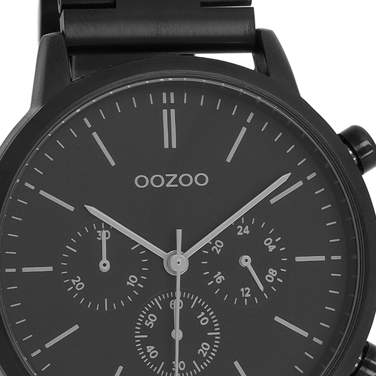 Oozoo Herren Armbanduhr OOZOO Timepieces Analog Edelstahl schwarz UOC11409