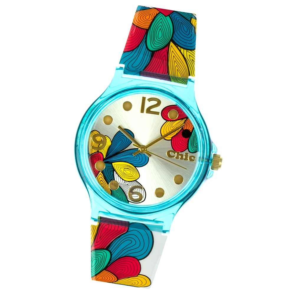 Chic-Watches Damenuhr Blumen Armbanduhr Chic Lady-Kollektion UC003