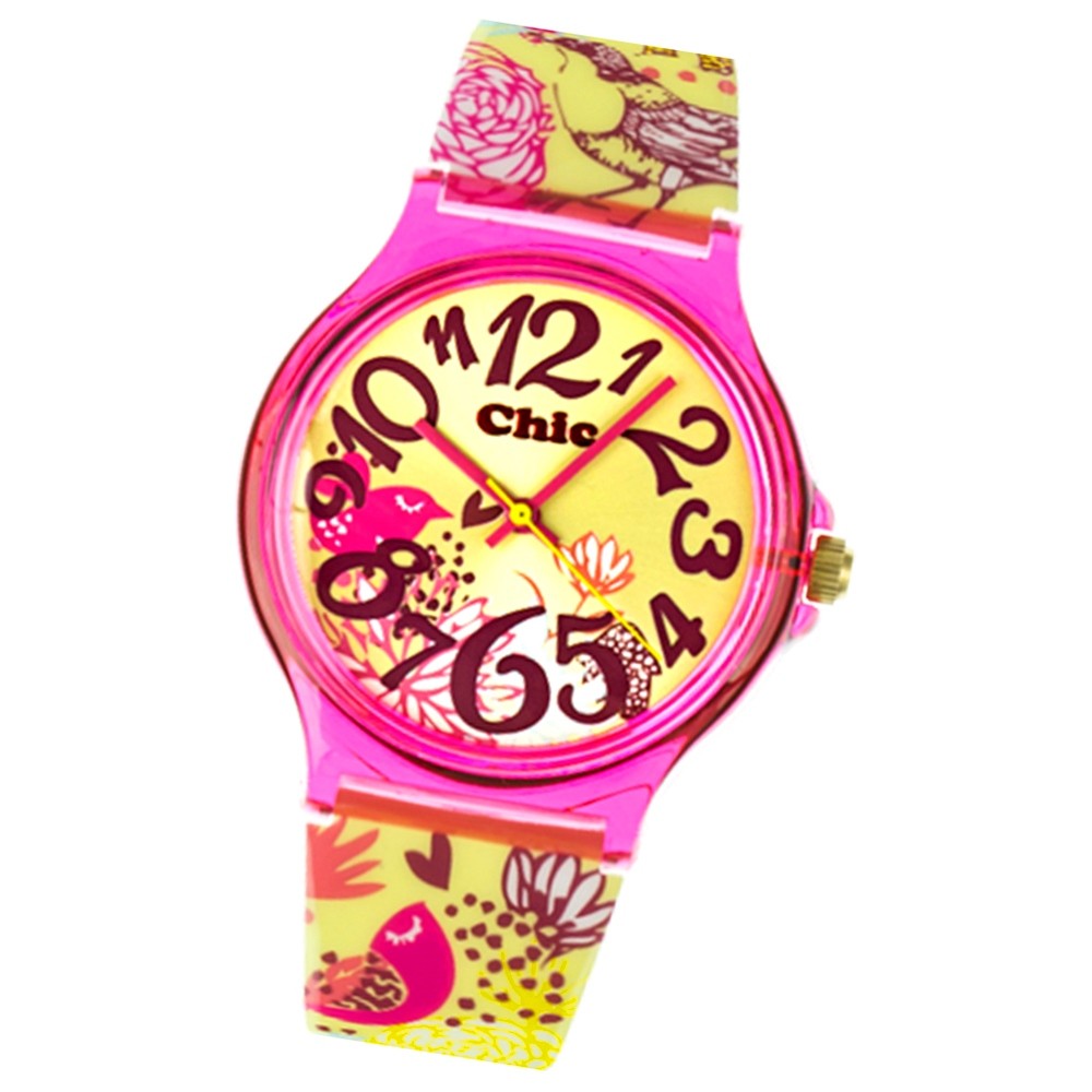 Chic-Watches Damenuhr Vogelgeflüster Armbanduhr Chic Lady-Uhren UC010