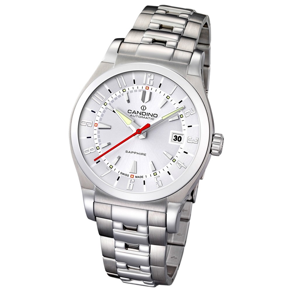 Candino Herren-Armbanduhr Saphirglas Automatik analog Edelstahl UC4442/3