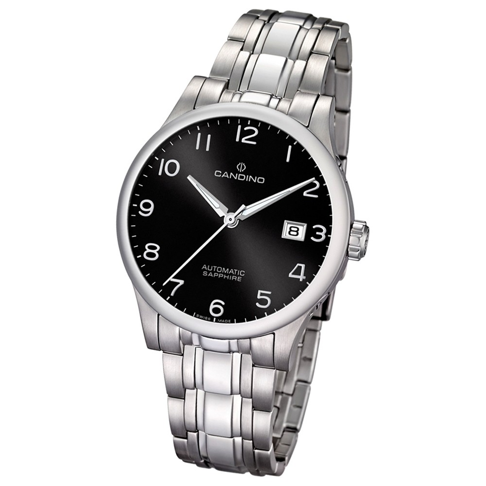 Candino Herren-Armbanduhr Automatik Klassisch C4495/8 Edelstahl silber UC4495/8