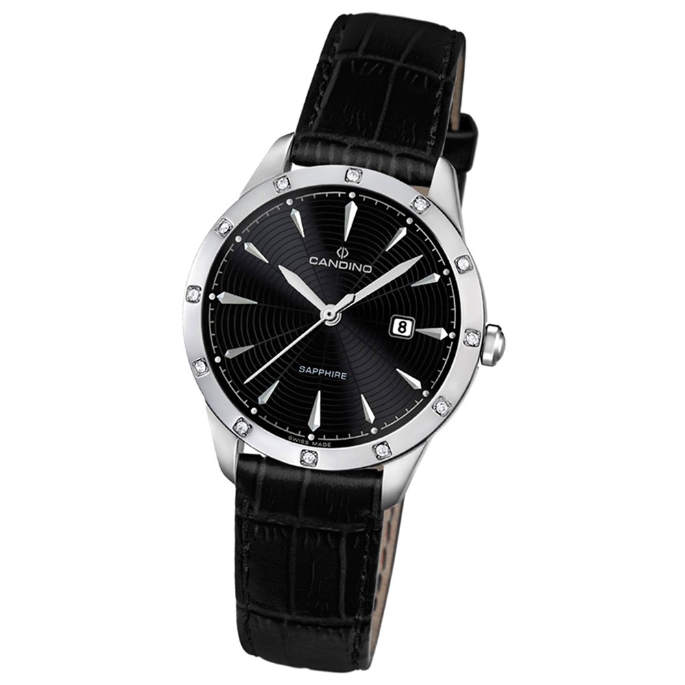 Candino Damen-Armbanduhr Timeless analog Quarz Leder UC4527/3