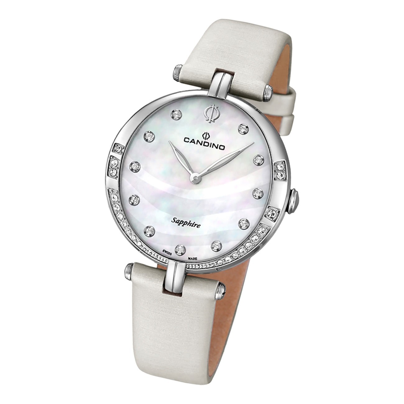 Candino Damenuhr Elegance C4601/1 Armbanduhr Edelstahl creme UC4601/1