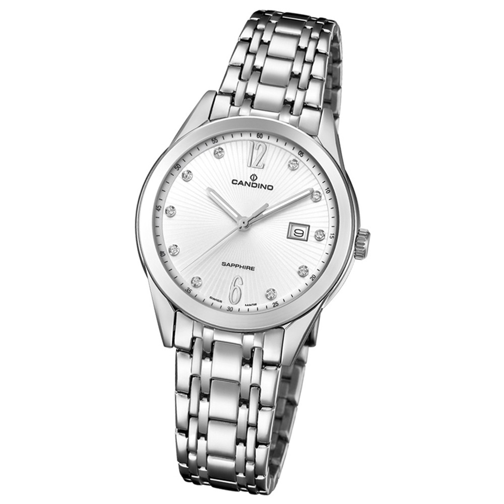 Candino Damen-Armbanduhr Edelstahl silber C4615/2 Quarz Klassisch UC4615/2