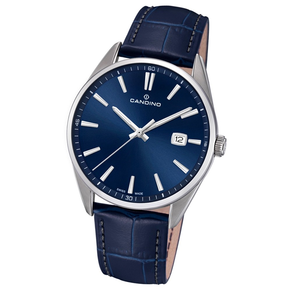 Candino Herren-Armbanduhr Leder blau C4622/3 Quarz Classic Timeless UC4622/3