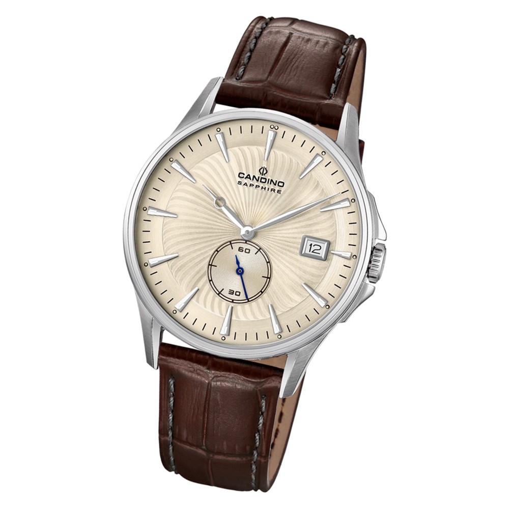 Candino Herren Armbanduhr Classic Timeless C4636/2 Quarz Leder braun UC4636/2