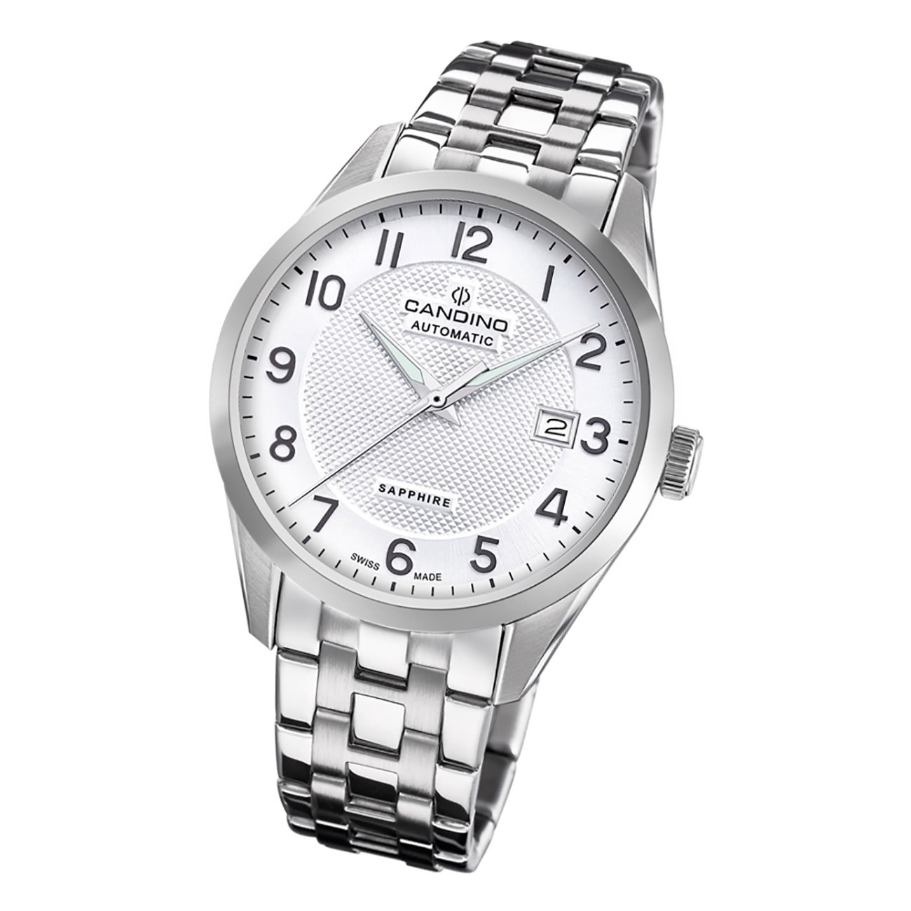 Candino Herren Armbanduhr Automatik C4709/1 Analog Edelstahl silber UC4709/1