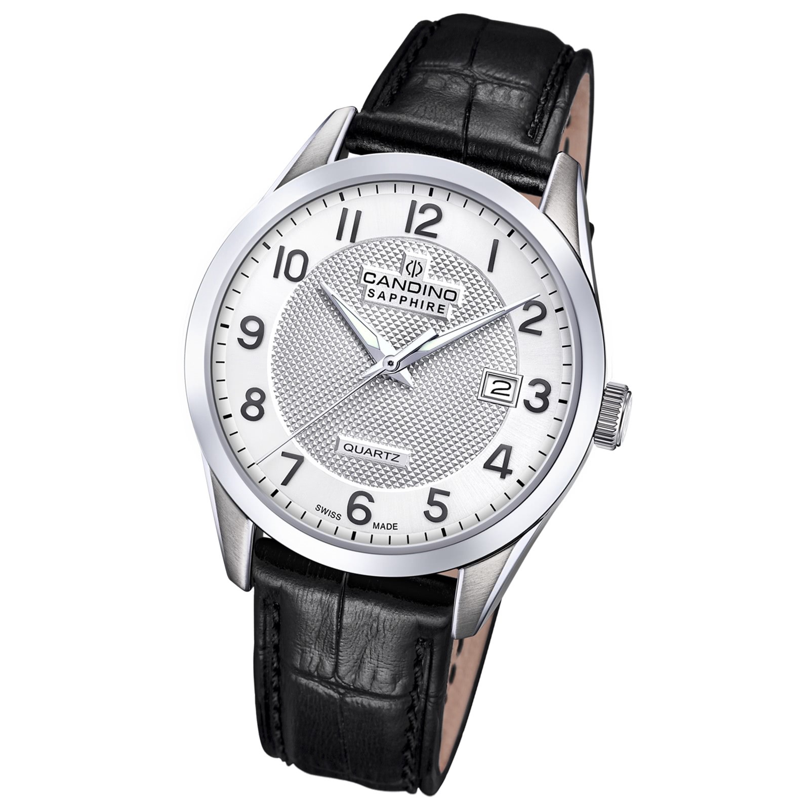 Candino Herrenuhr Leder schwarz Candino Classic Armbanduhr UC4710/A