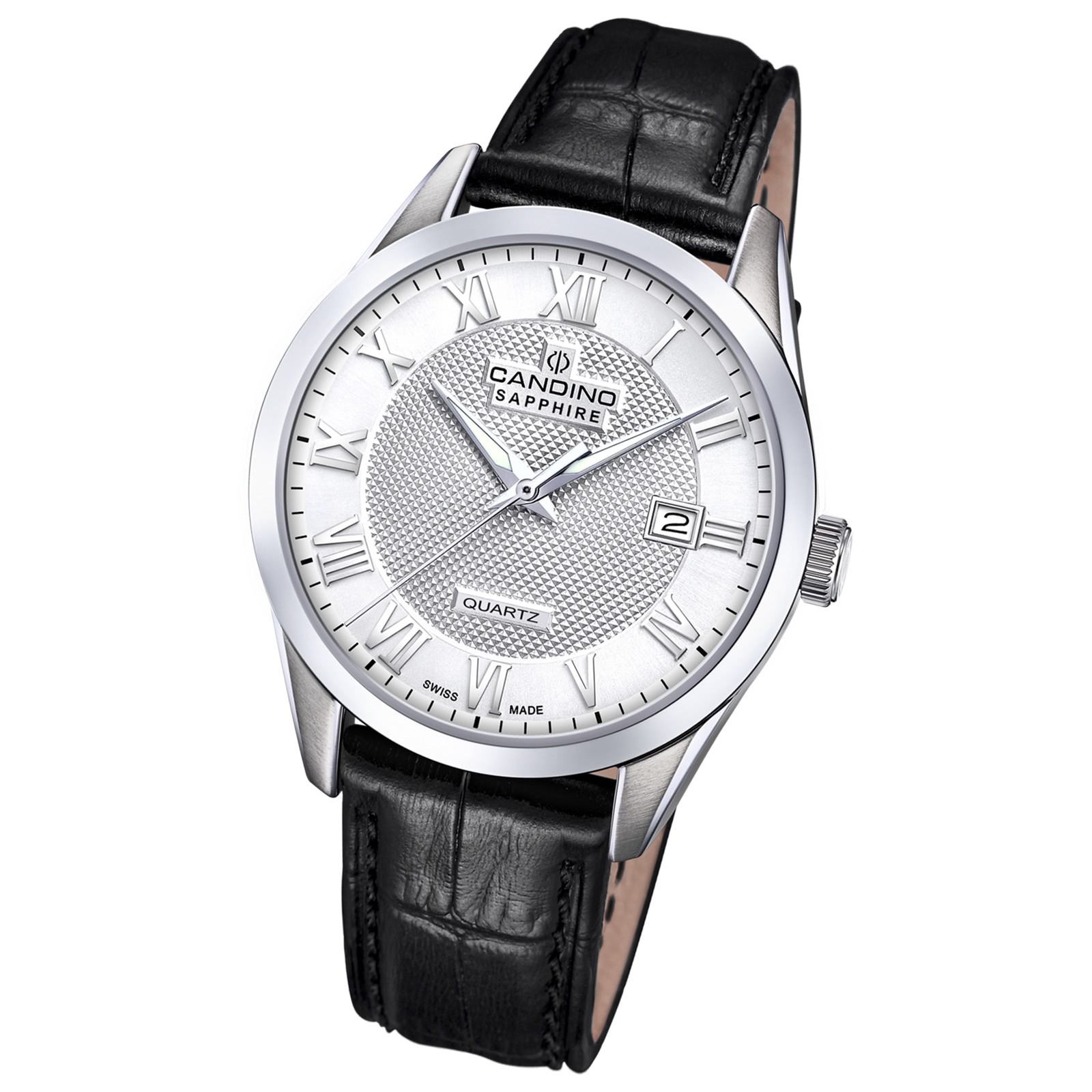 Candino Herrenuhr Leder schwarz Candino Classic Armbanduhr UC4710/B