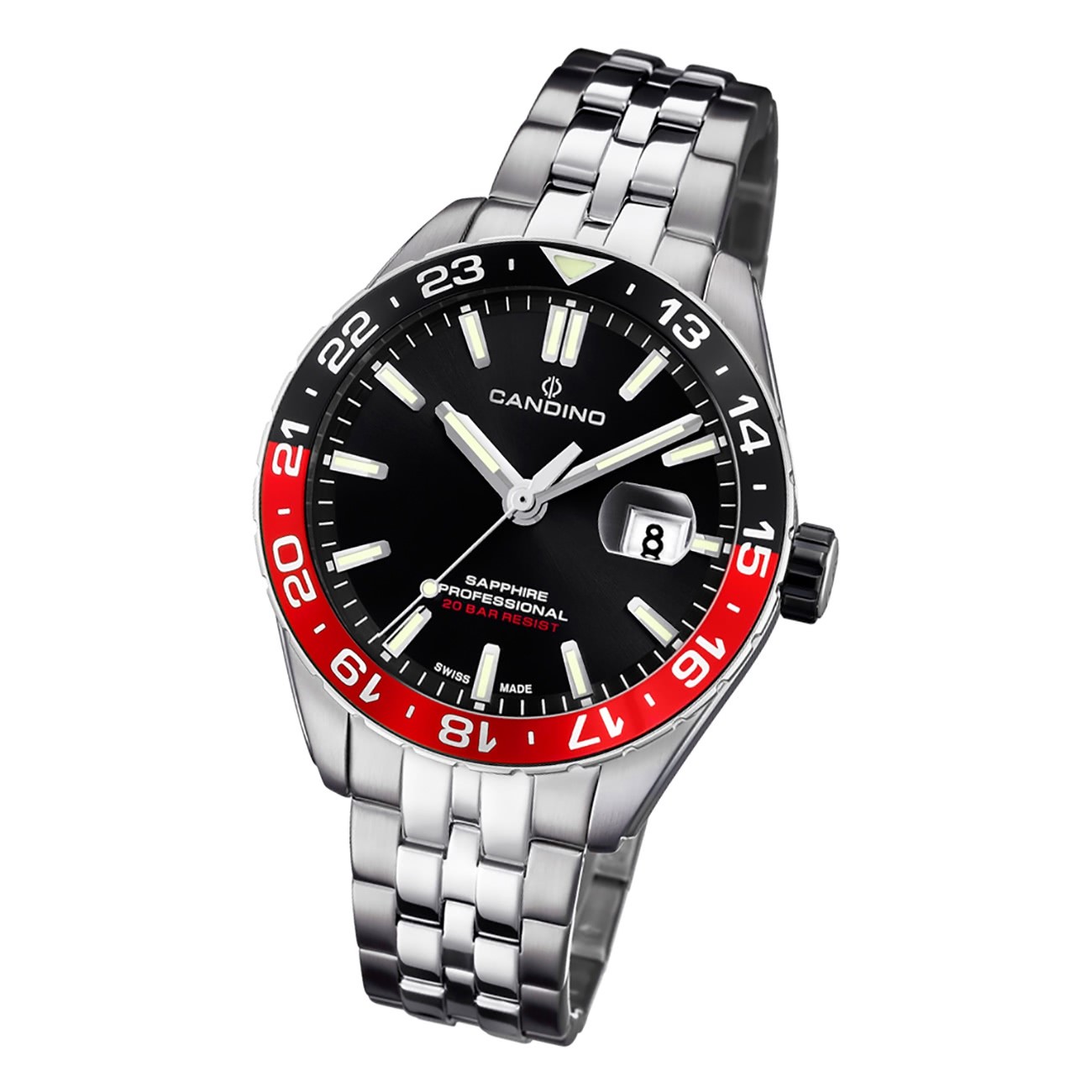 Candino Herren Armbanduhr Classic C4717/3 Analog Edelstahl silber UC4717/3