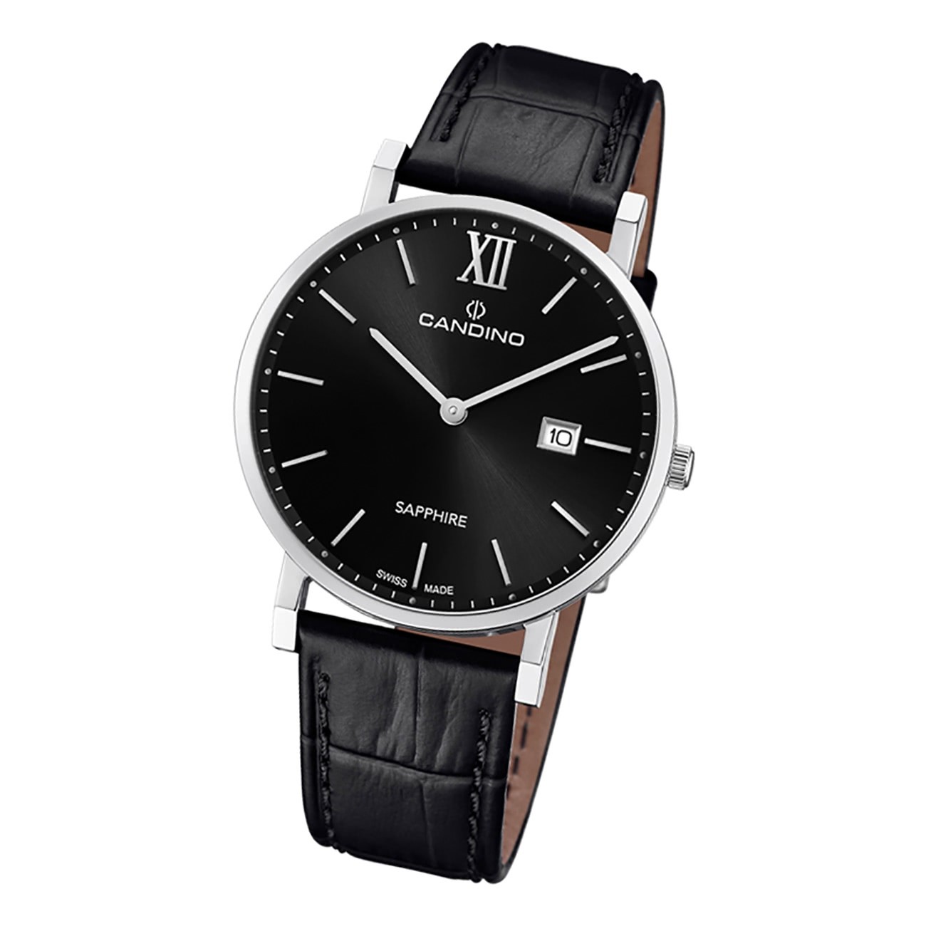 Candino Herrenuhr Classic C4724/3 Armbanduhr Edelstahl schwarz UC4724/3