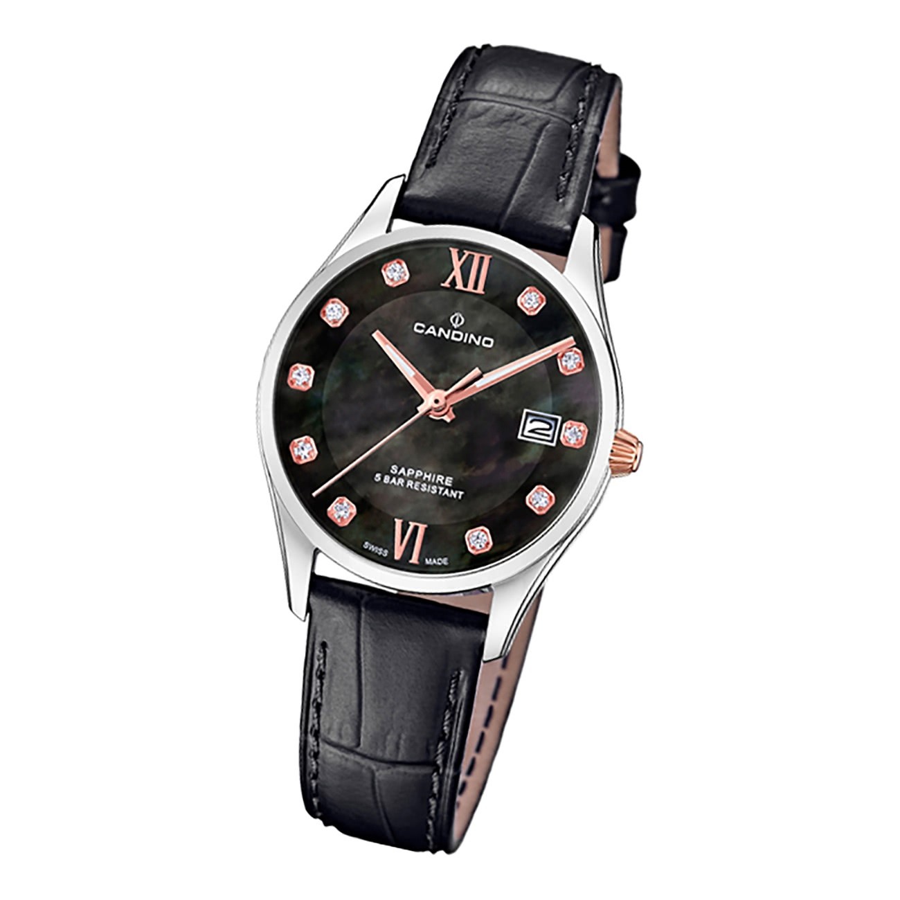 Candino Damenuhr Classic C4731/3 Armbanduhr Edelstahl schwarz UC4731/3