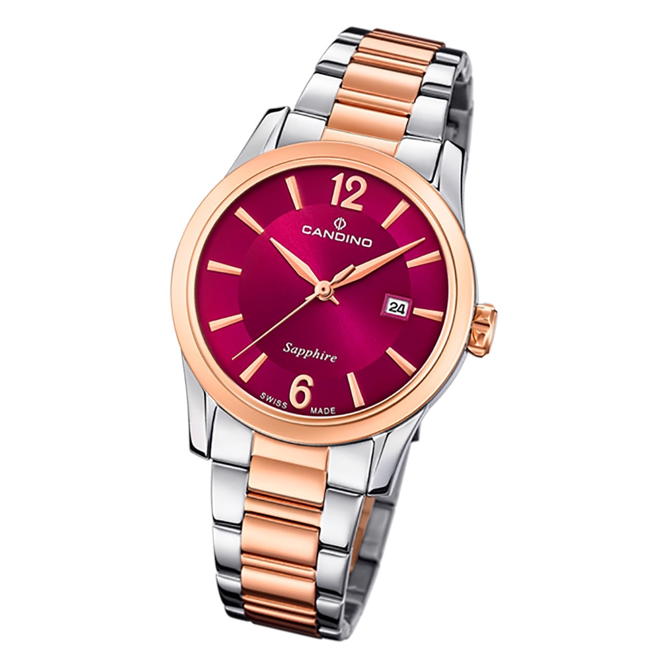 Candino Damenuhr Classic C4739/3 Armbanduhr Edelstahl silber-roségold UC4739/3