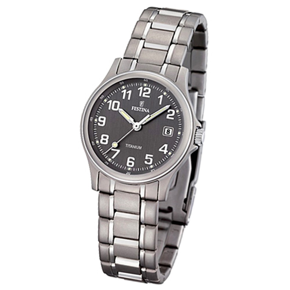 FESTINA Damen-Armbanduhr analog Quarz Titan UF16459/2