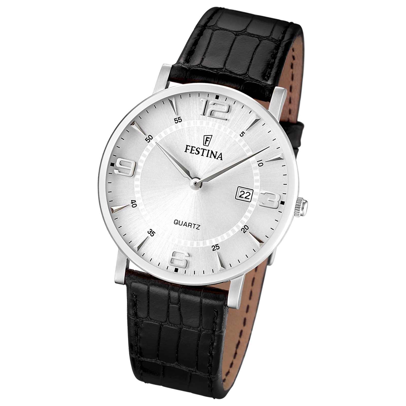 FESTINA Herren-Armbanduhr analog Quarz Leder Klassik Uhr UF16476/3