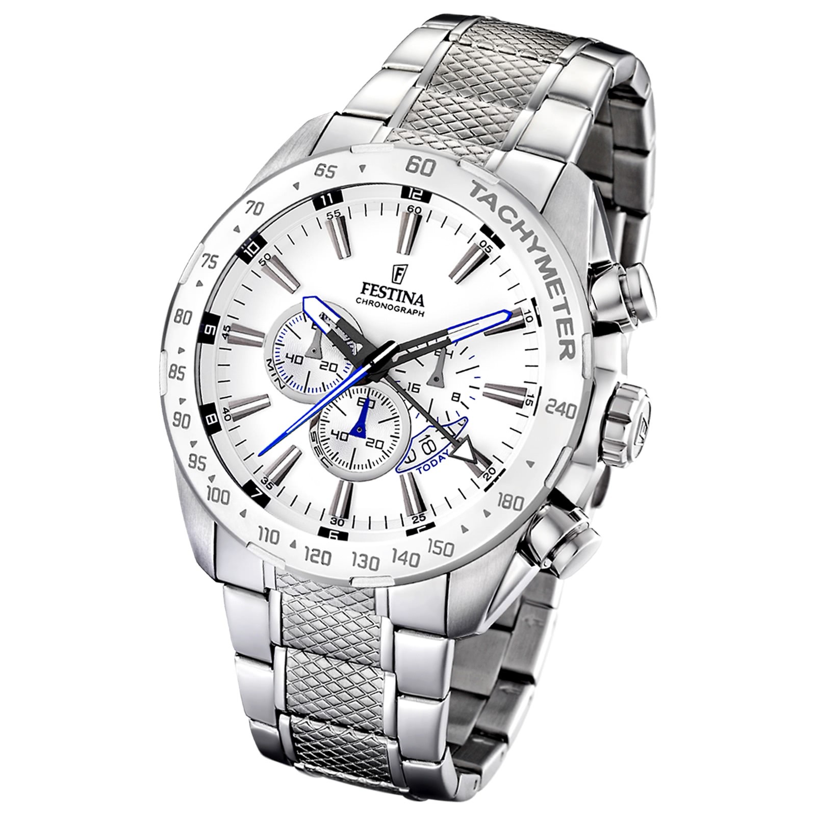 FESTINA Herren-Armbanduhr analog Quarz Edelstahl Chronograph UF16488/1