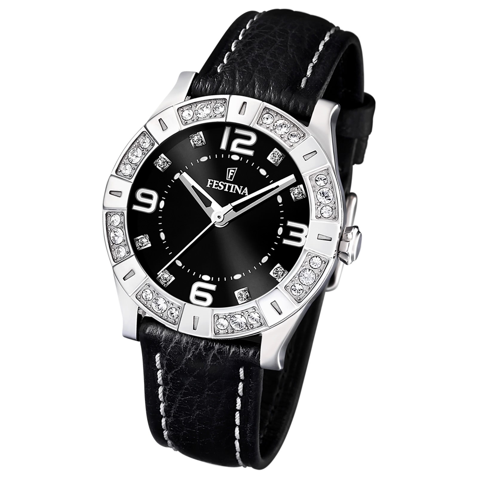 FESTINA Damen-Armbanduhr analog Quarz Leder Lady Trend Uhr UF16537/2