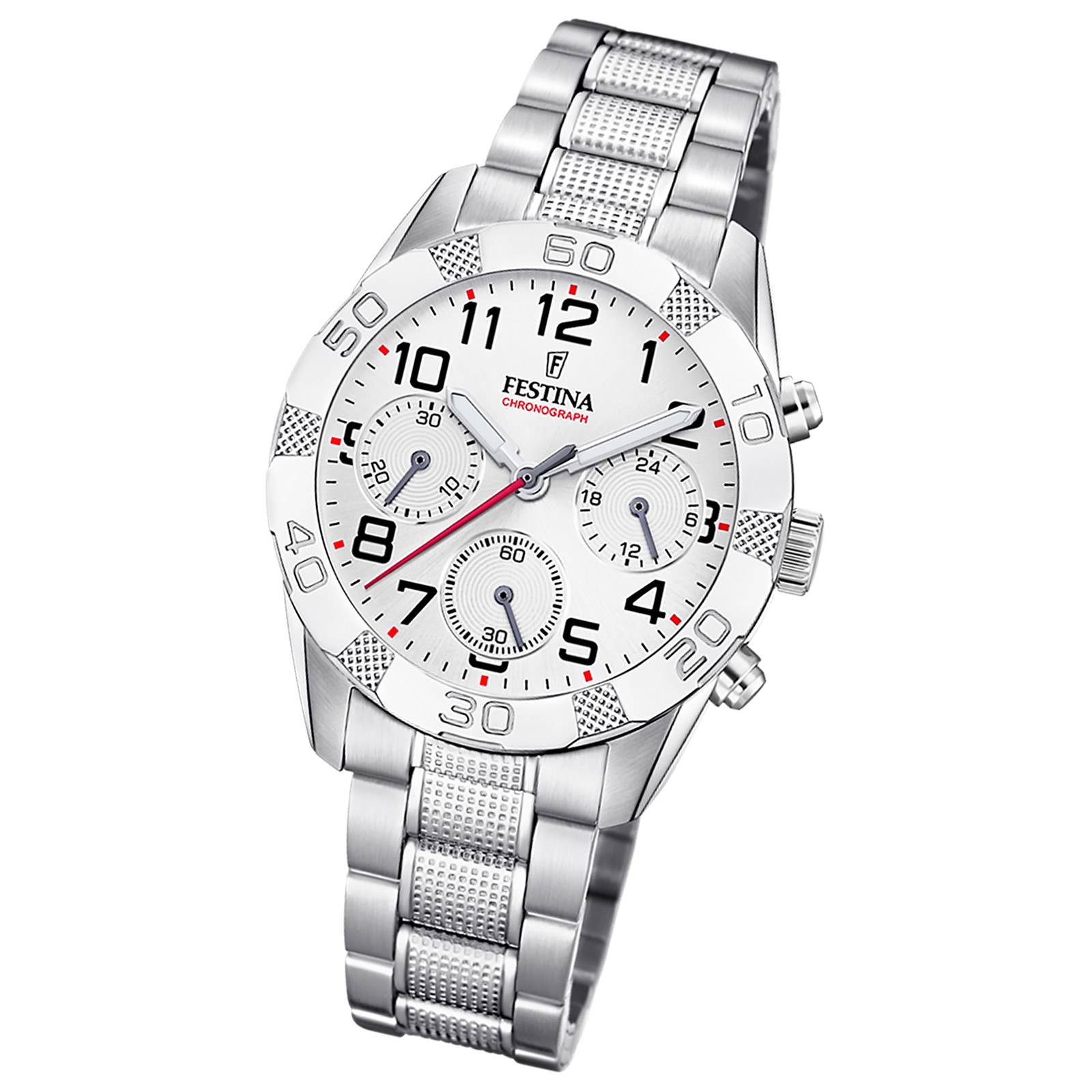 Festina Kinder Armbanduhr Junior Collection F20345/1 Edelstahl silber UF20345/1