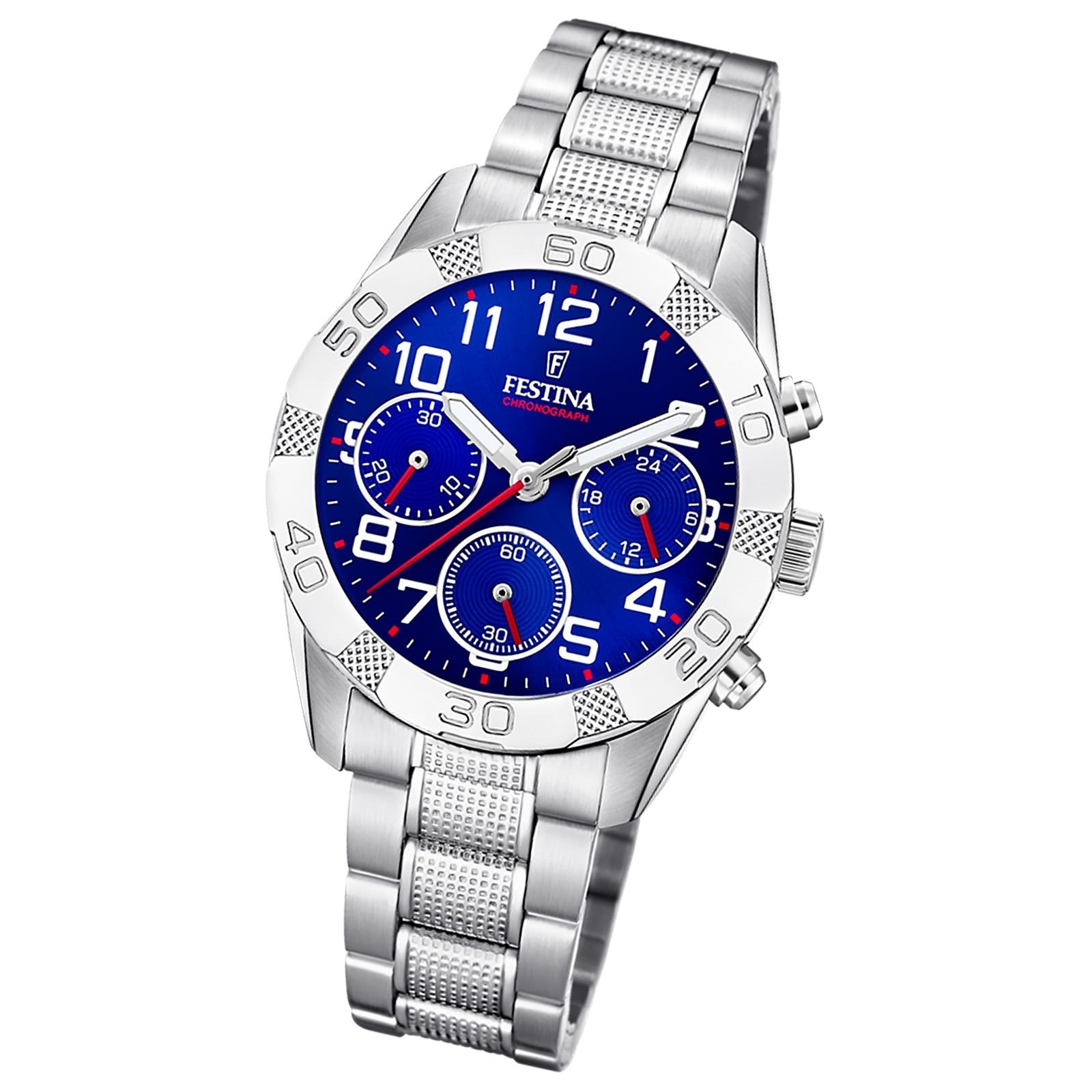 Festina Kinder Armbanduhr Junior Collection F20345/2 Edelstahl silber UF20345/2