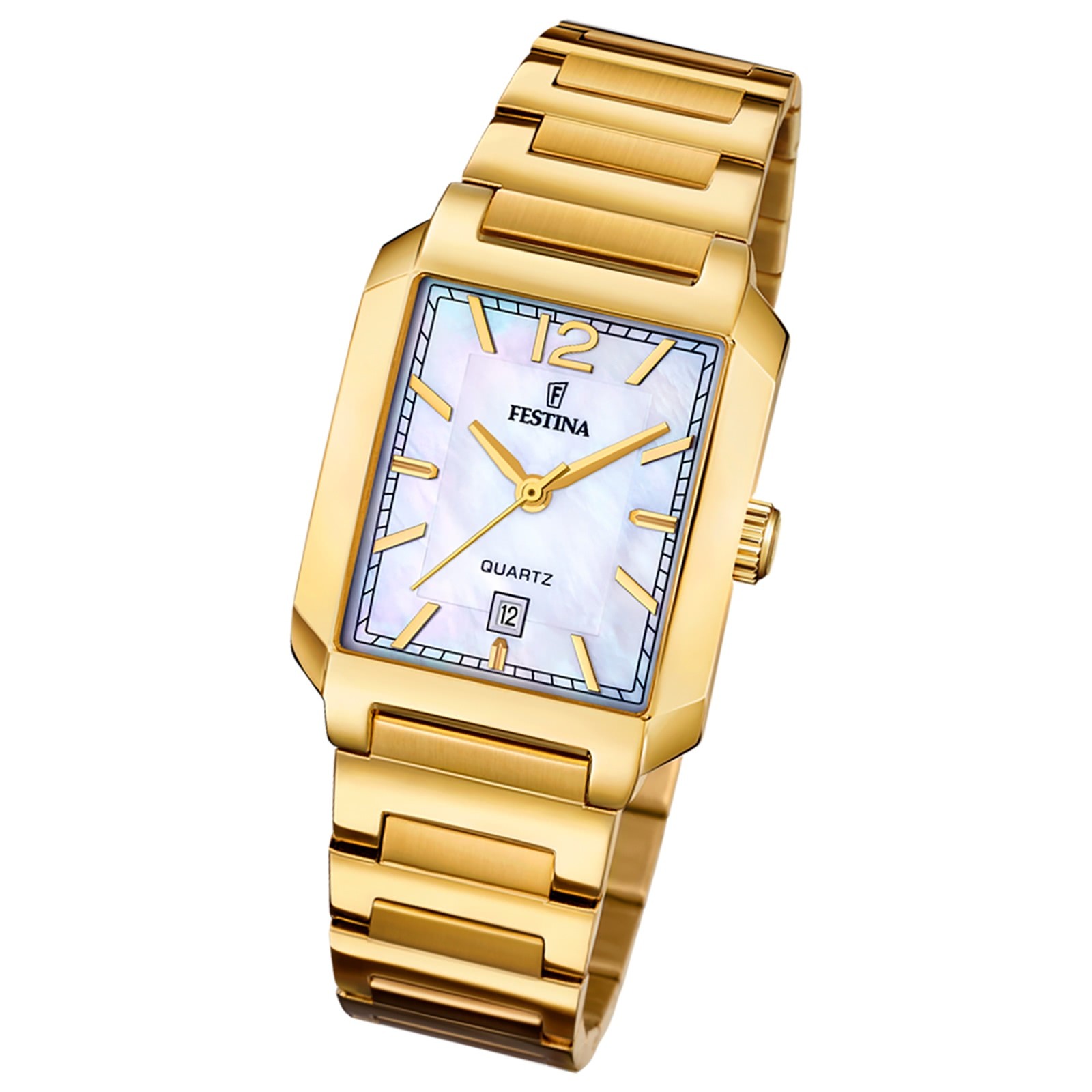 Festina Damenuhr Edelstahl gold Festina Trend Armbanduhr UF20680/2