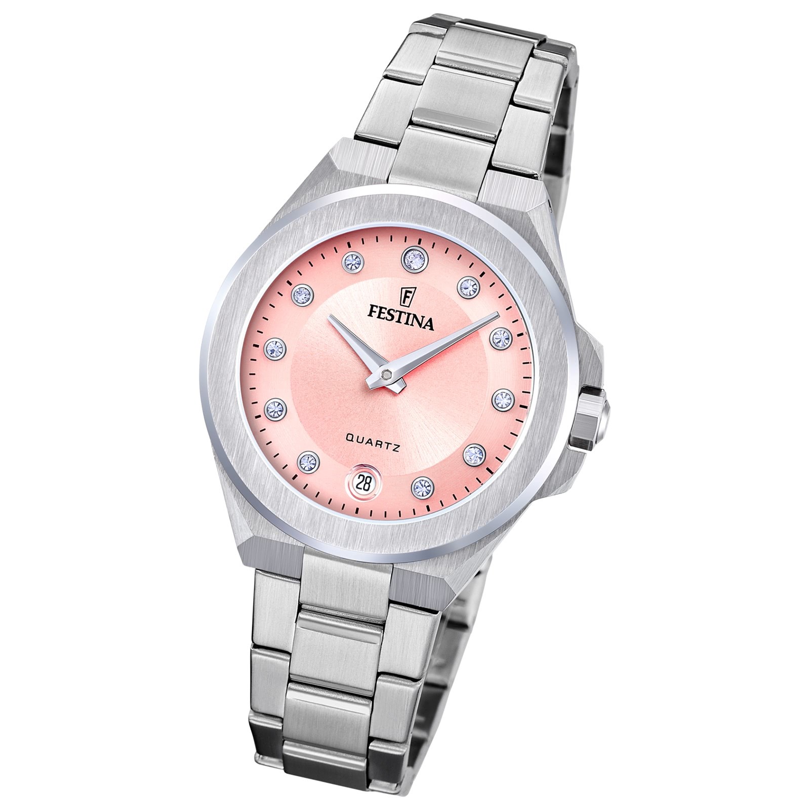 Festina Damenuhr Mademoiselle Armbanduhr Edelstahl silber UF20700/2