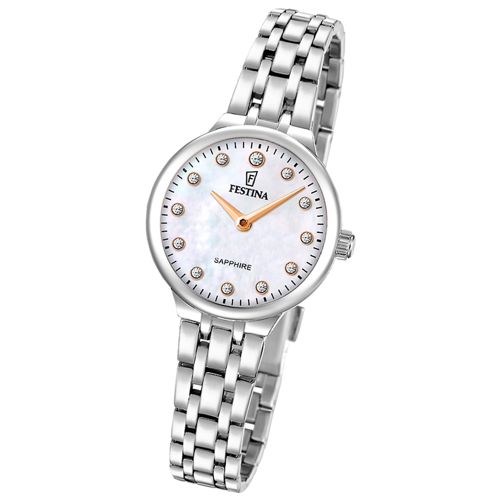 Festina Damenuhr Mademoiselle Armbanduhr Edelstahl silber UF20744/1