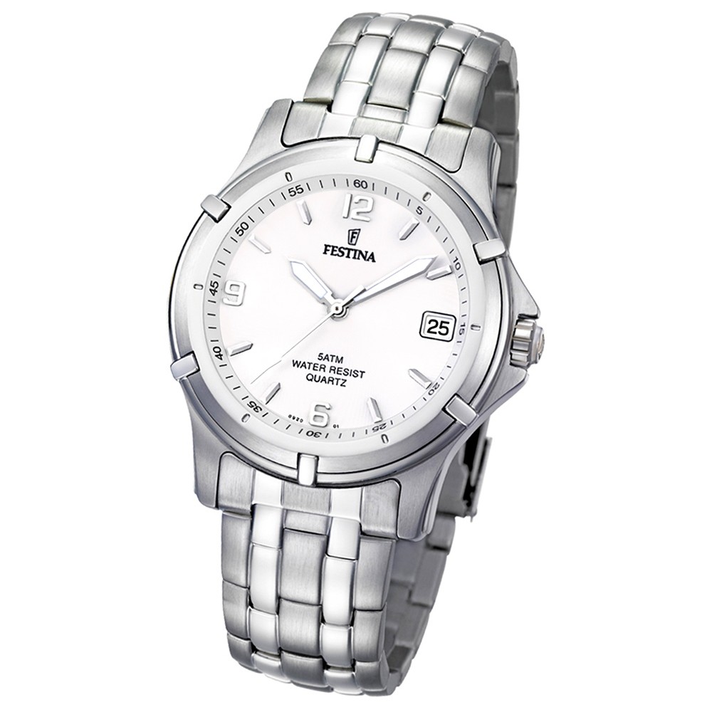 FESTINA Herren-Armbanduhr analog Klassik Quarz Edelstahl UF8920/1