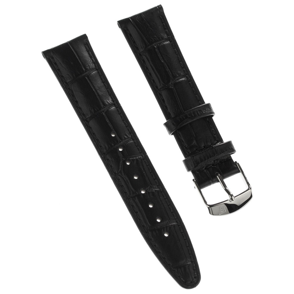 Festina Herren Uhrenarmband 21mm Leder-Band schwarz für Festina F16872 F16871 UFA16872/S