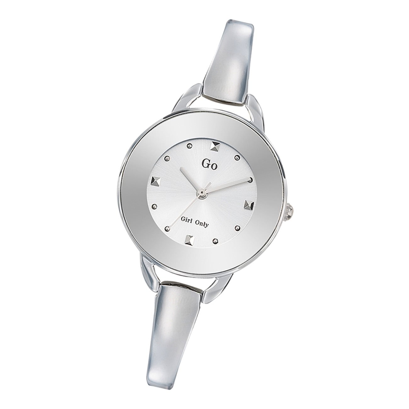 Girl Only GO Damenuhr Analog Quarzuhr mit Edelstahlarmband silber UGO694560