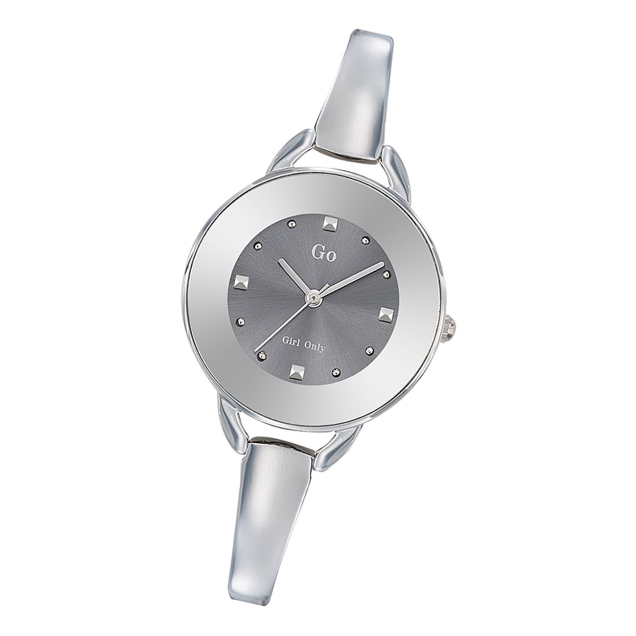Girl Only GO Damenuhr Analog Quarzuhr mit Edelstahlarmband silber UGO694562