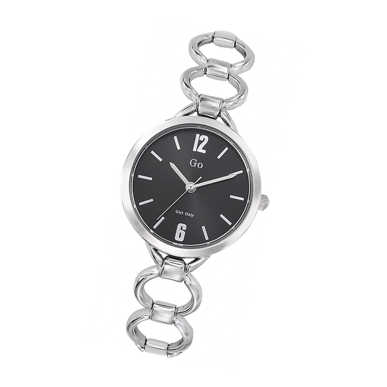 Girl Only GO Damenuhr Analog Quarzuhr mit Edelstahlarmband silber UGO695211