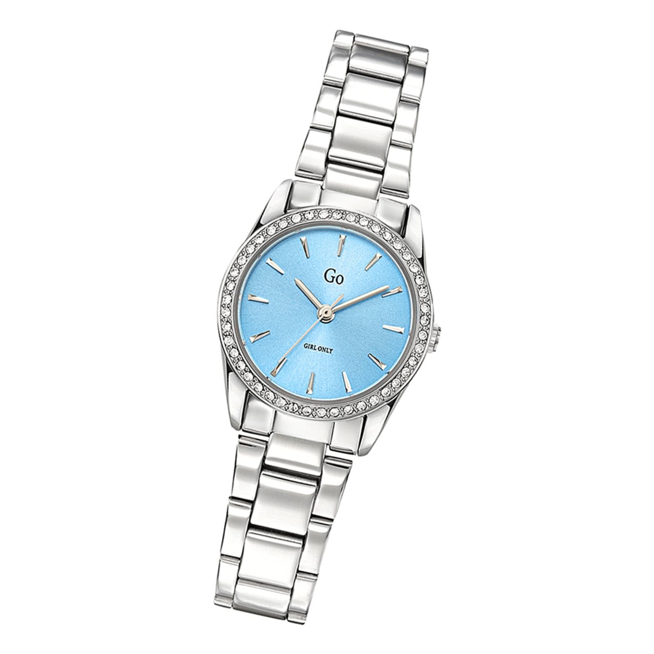 Girl Only GO Damenuhr Analog Quarzuhr mit Edelstahlarmband silber UGO695311