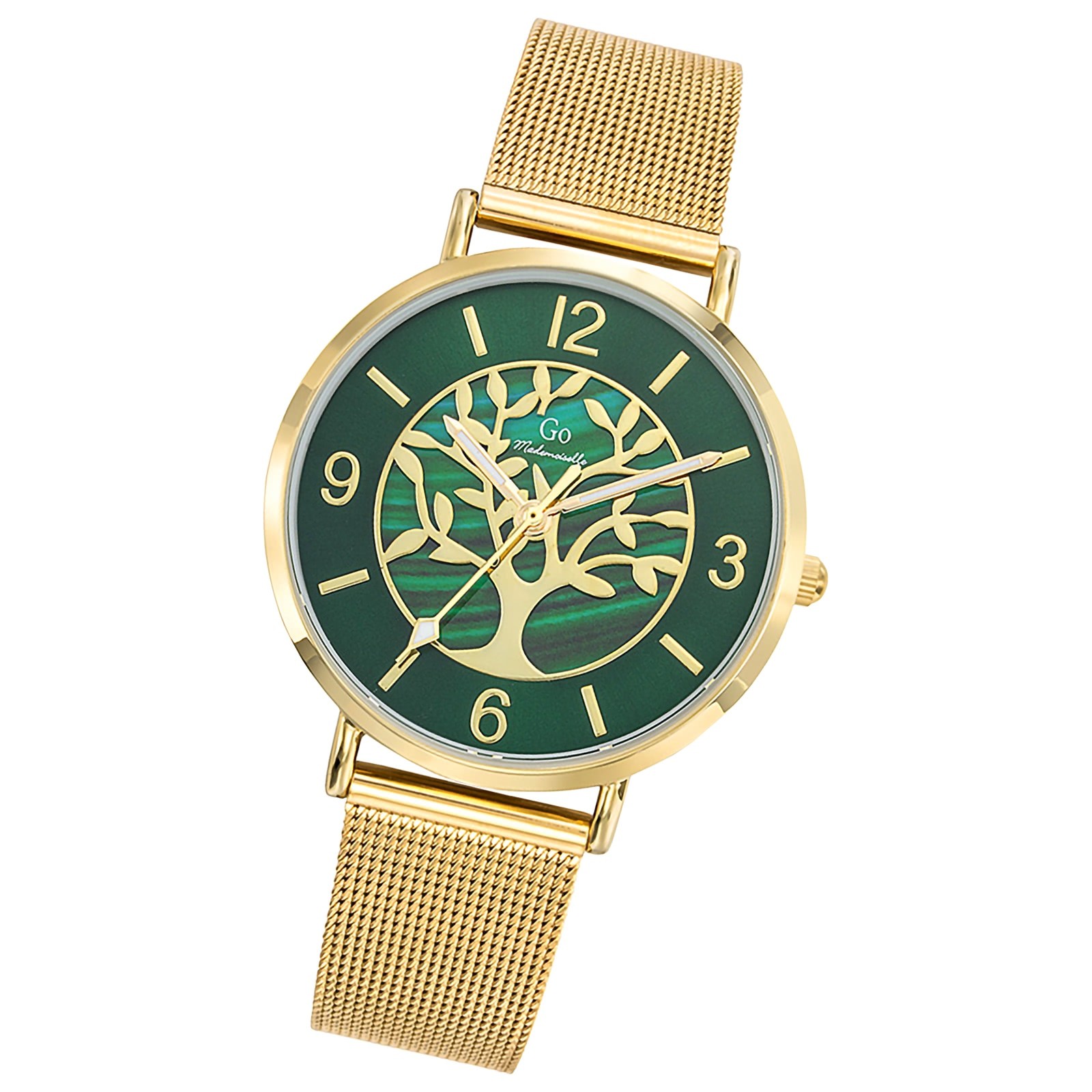Girl Only GO Damenuhr Analog Quarzuhr mit Edelstahlarmband gold UGO695539