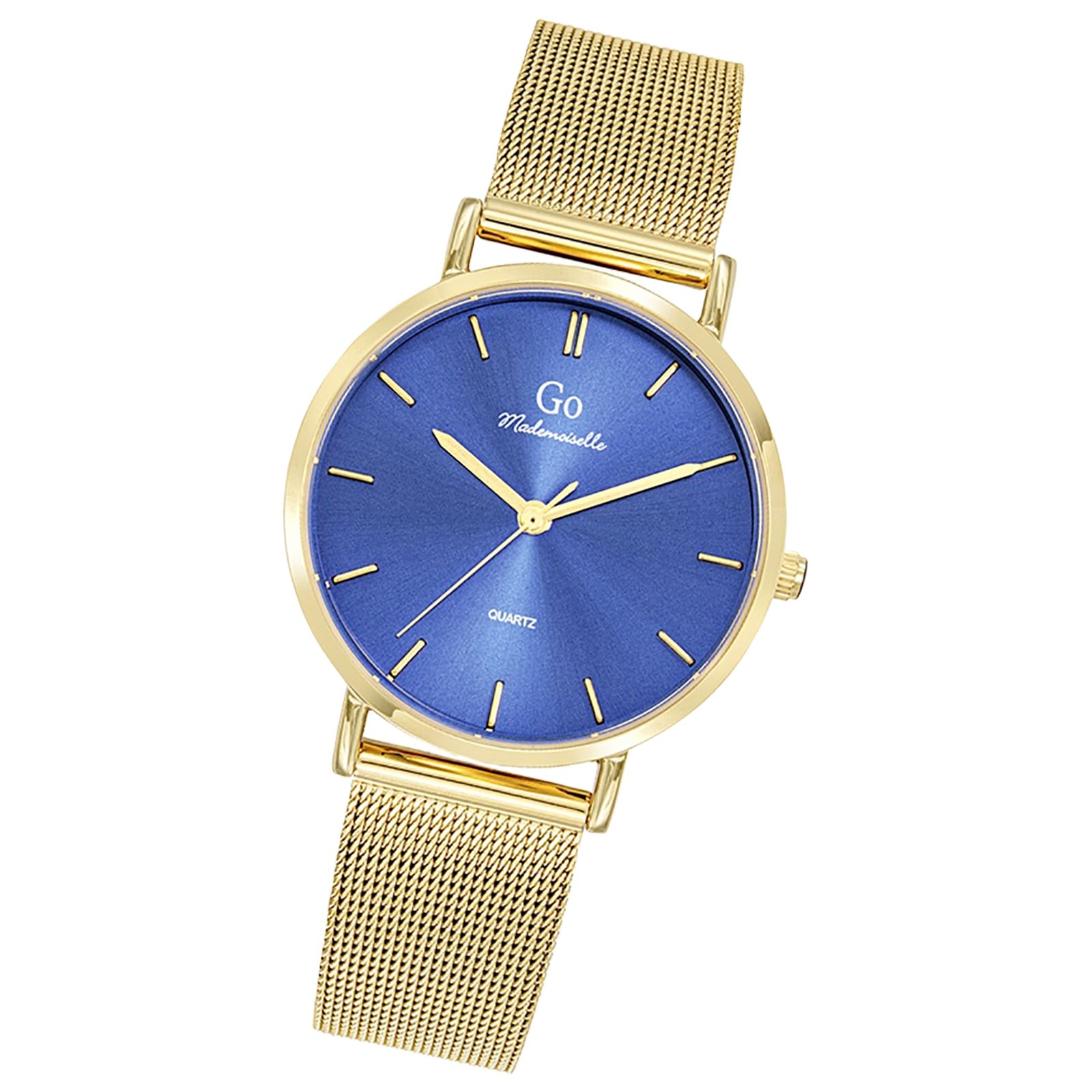 Girl Only GO Damen Armbanduhr Mademoiselle Quarz-Uhr Edelstahl gold UGO695621