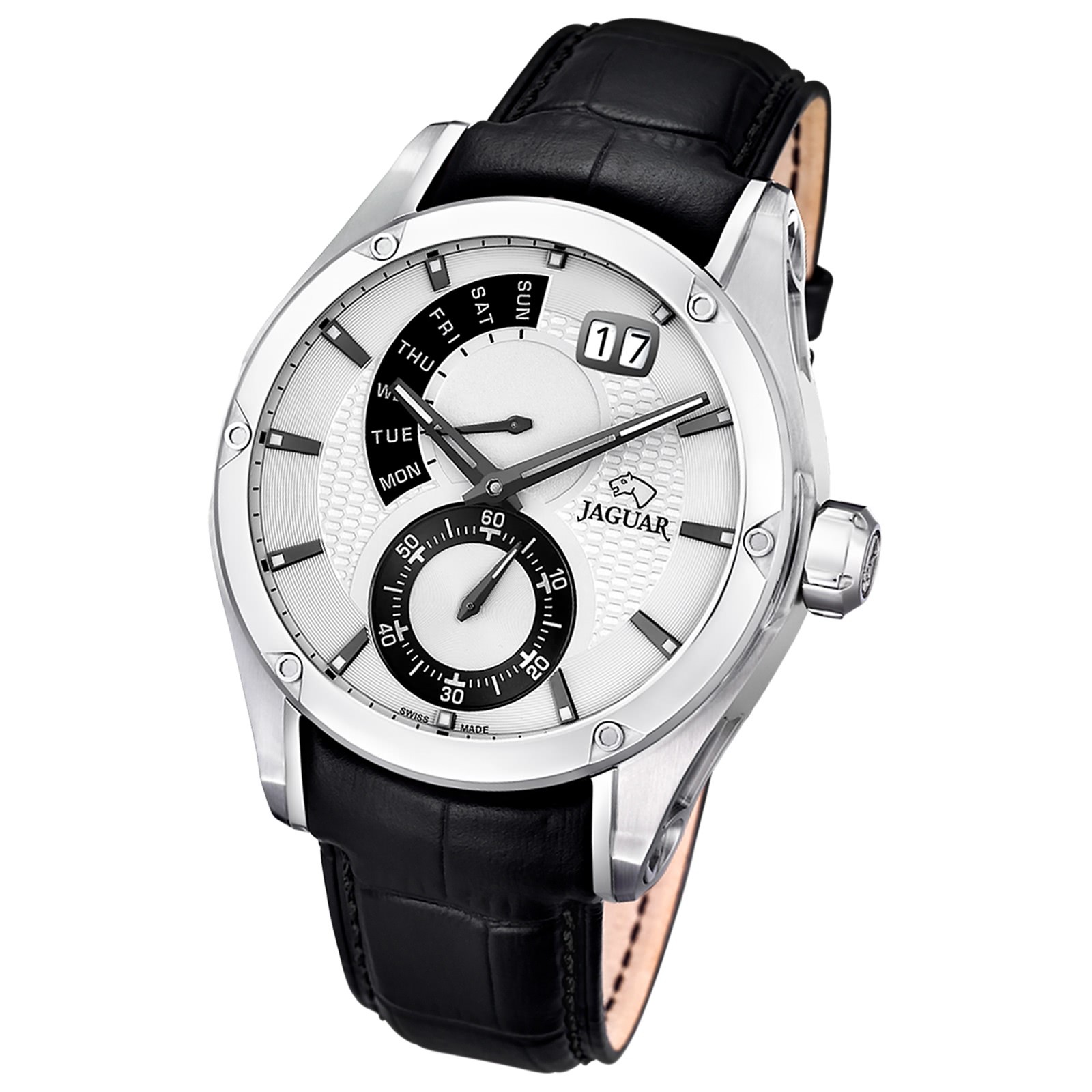 Jaguar Herren-Armbanduhr Leder schwarz J678/A Saphir Special Edition UJ678/A