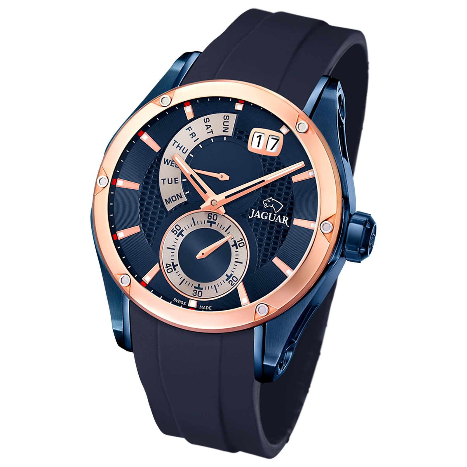 Jaguar Herren-Armbanduhr PU blau J815/1 Saphir Special Edition UJ815/1