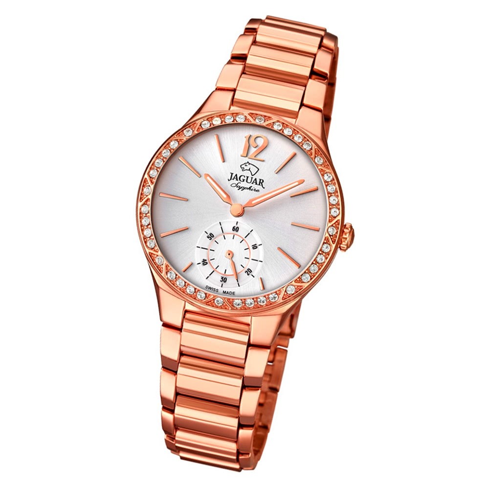 Jaguar Damen-Armbanduhr Edelstahl rosé J819/1 Saphir Cosmopolitan UJ819/1