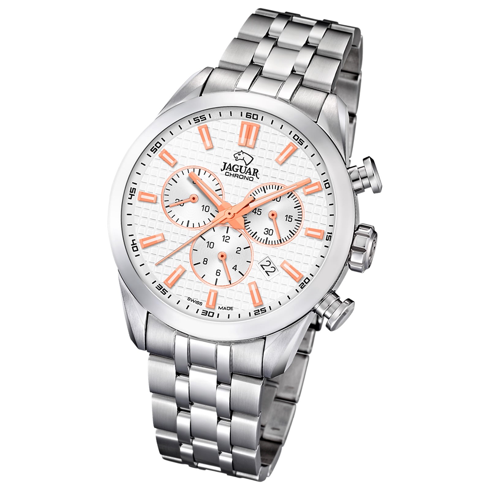 Jaguar Herren Armbanduhr ACM J865/1 Chronograph Edelstahl silber UJ865/1