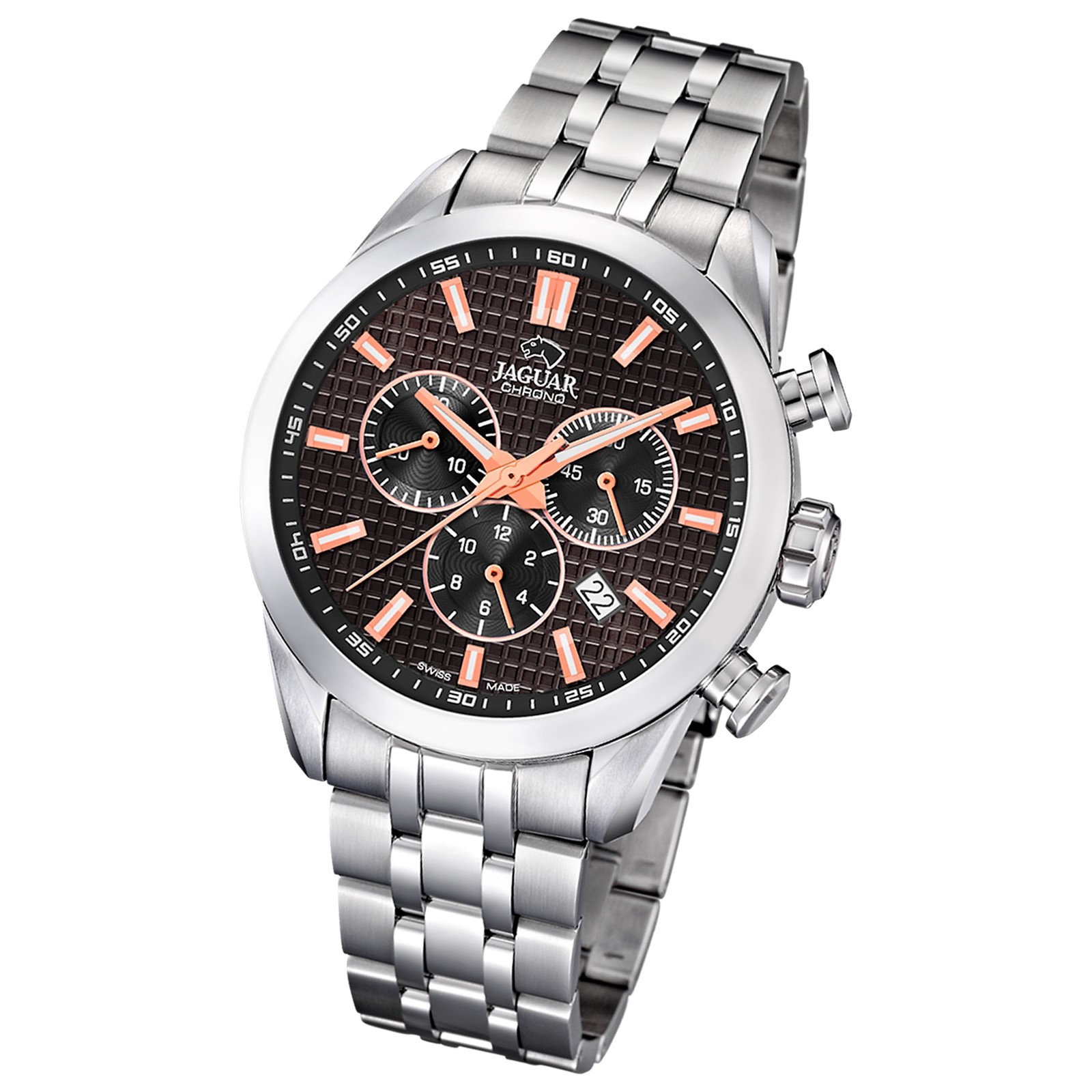 Jaguar Herren Armbanduhr ACM J865/4 Chronograph Edelstahl silber UJ865/4