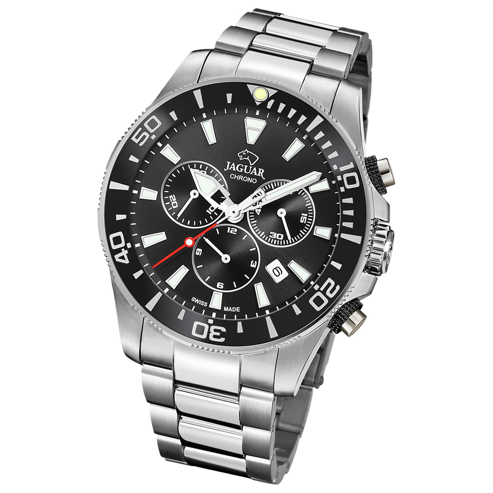 Jaguar Herren Armbanduhr Executive J872/3 Chronograph Edelstahl silber UJ872/3