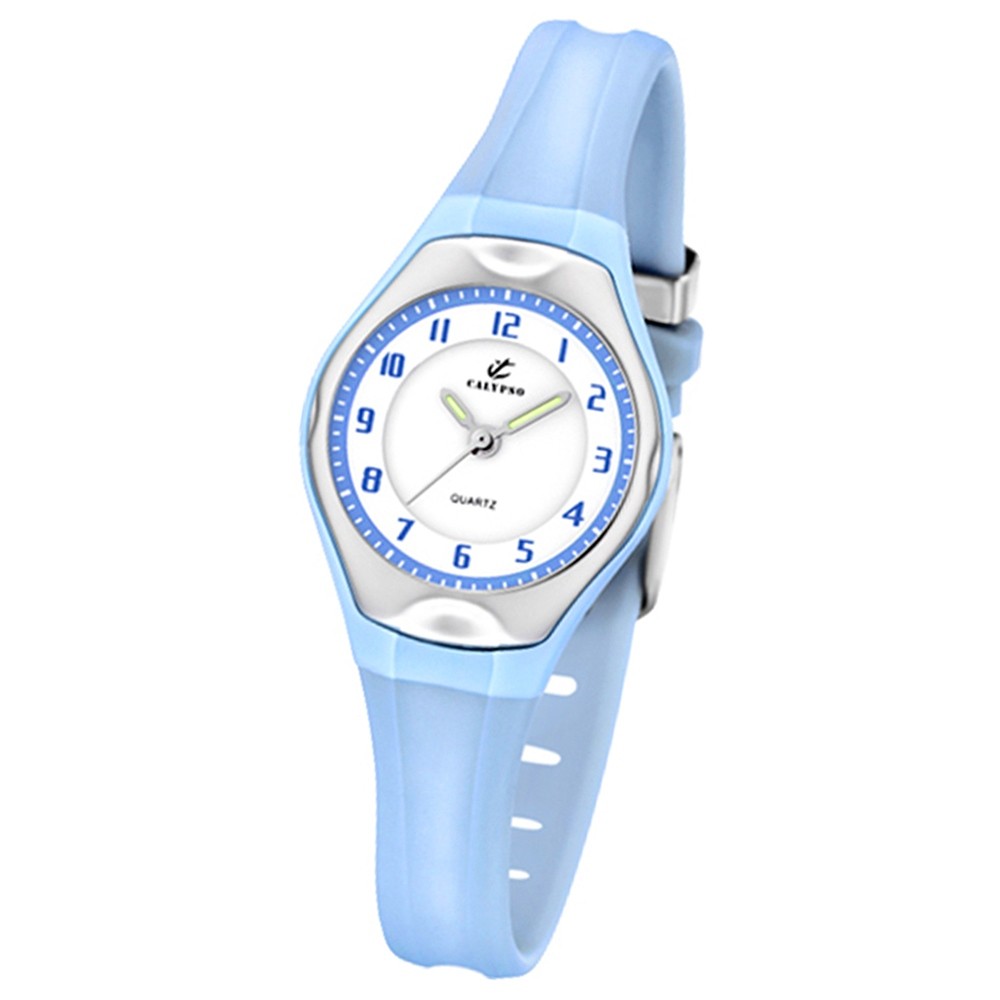 Calypso Jugenduhr Mädchen blau Analog Calypso Uhren Kollektion UK5163/M