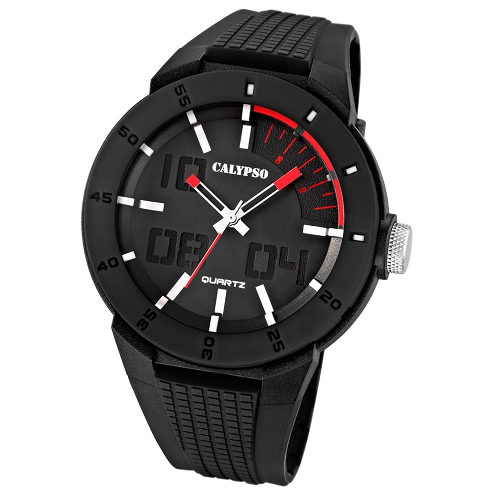 Calypso Herrenuhr PVD schwarz-schwarz Analog Uhren Kollektion UK5629/2