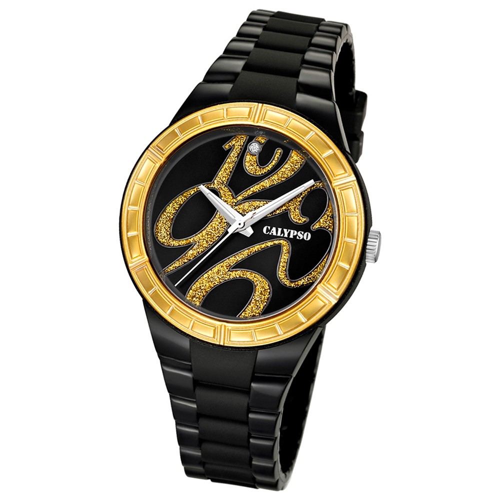 Calypso Damen-Armbanduhr Trend analog Quarz PU UK5632/4
