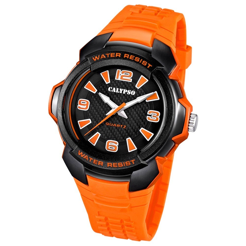 Calypso Herrenuhr Quartz orange Analog Uhren Kollektion UK5635/2