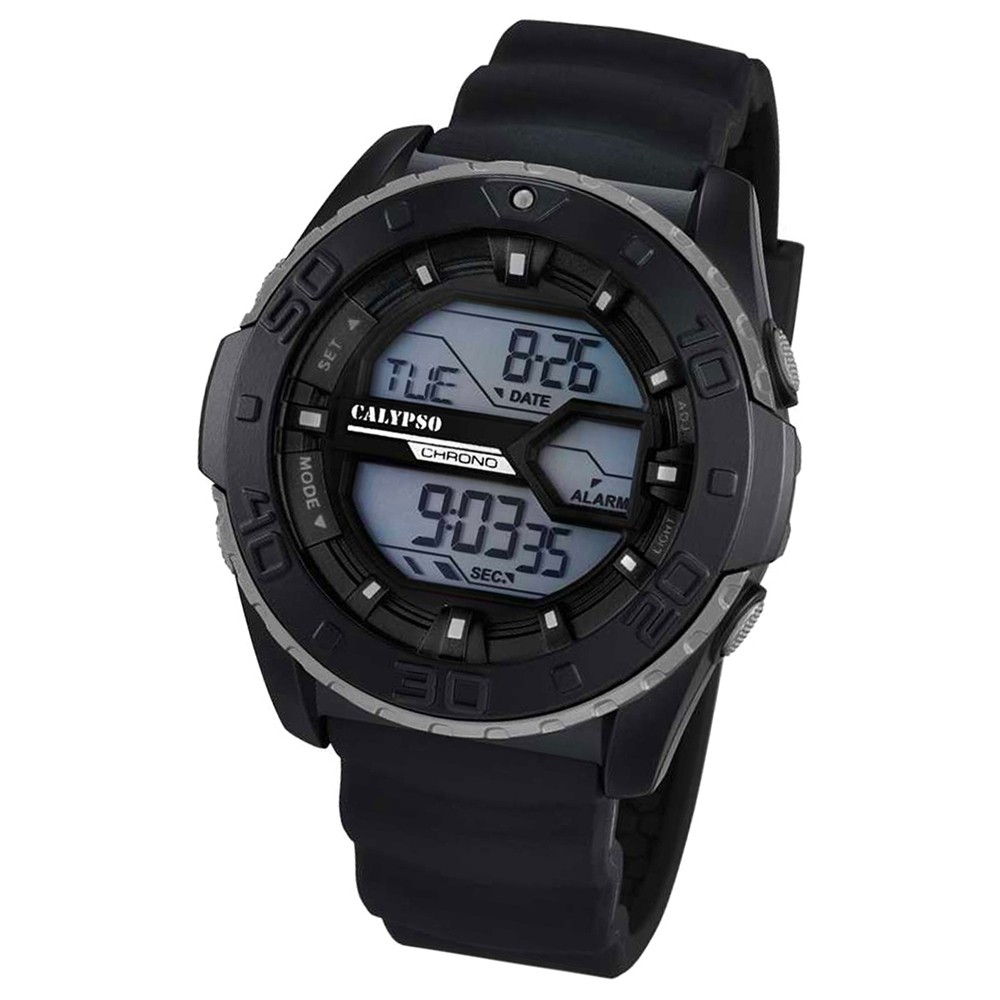 CALYPSO Herren-Uhr - Sport - digital - Quarz - PU - UK5654/1