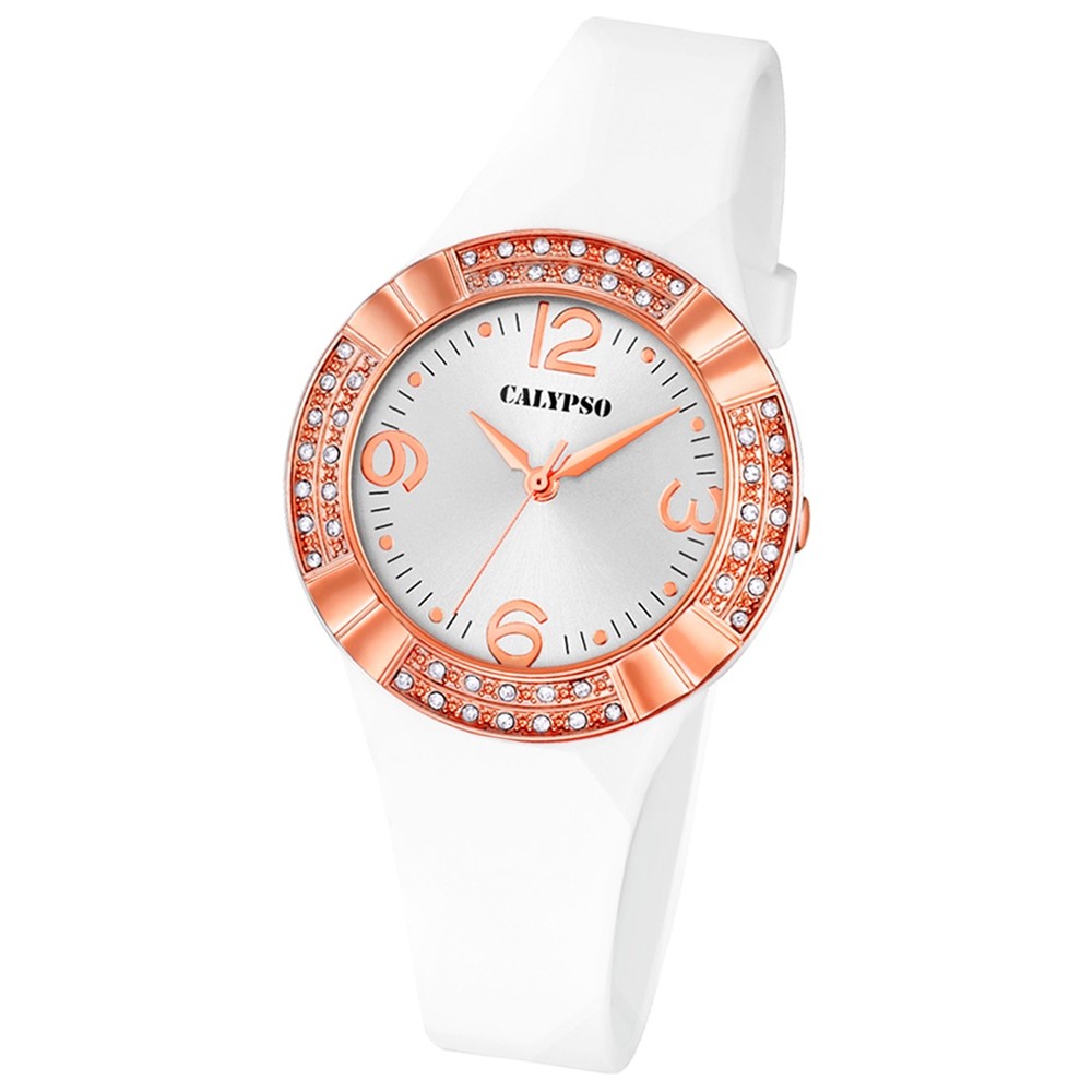 CALYPSO Damen-Uhr - Trend - Analog - Quarz - PU - UK5659/1