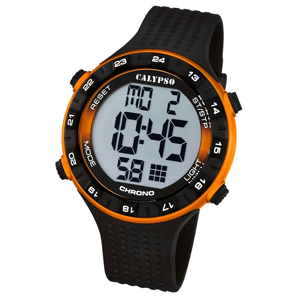 CALYPSO Herren-Uhr - Sport - digital - Quarz - PU - UK5663/3